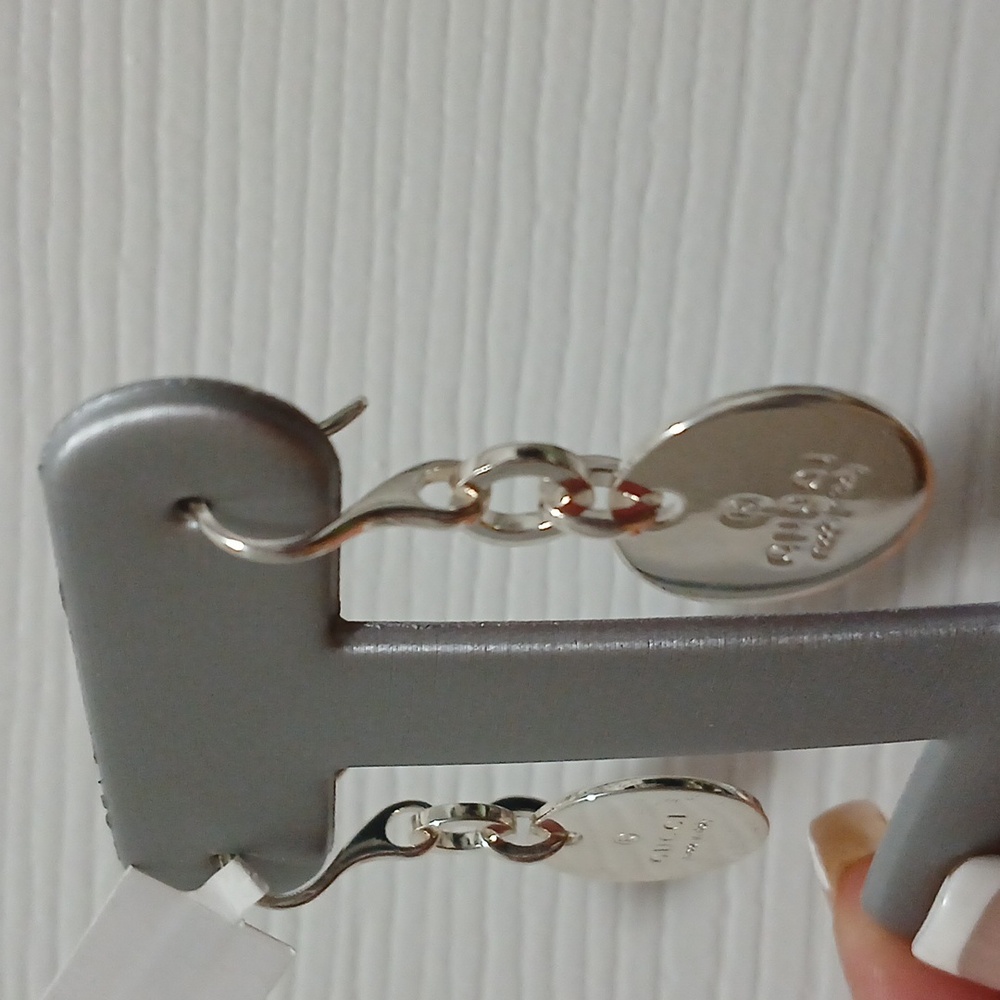 New gucci earrings Authentic dangle signature sterling silver Ag 925 mark - Picture 11 of 17